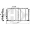 DIEDERICHS 8188500 Radiator, engine cooling